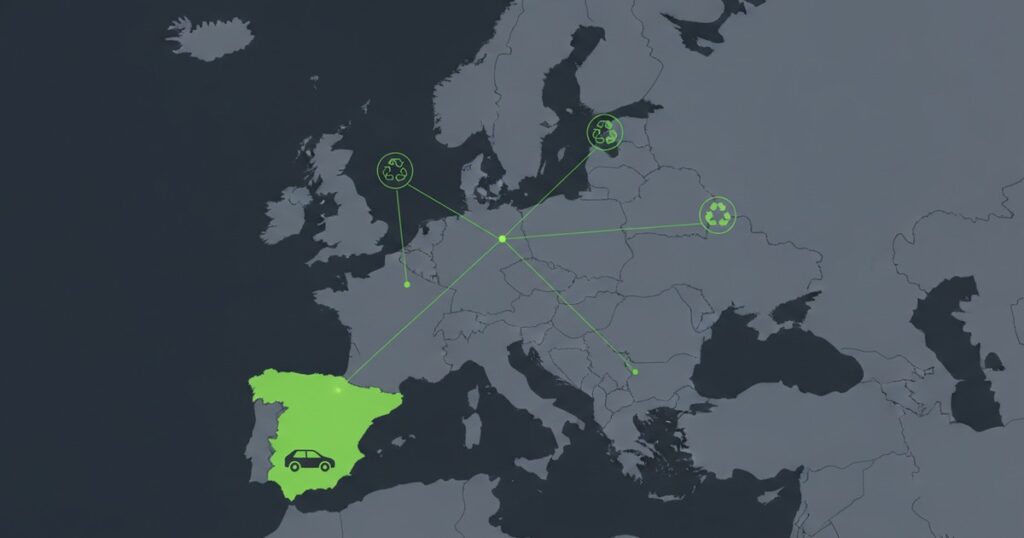 España frente al norte de Europa: quién recicla mejor los coches